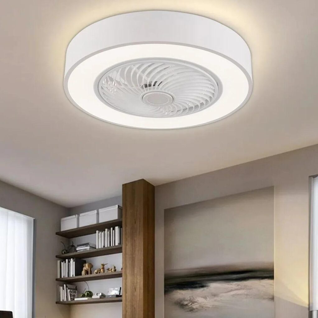 Bladeless Ceiling Fans with Lights